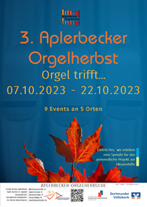 Plakat Aplerbecker Orgelherbst 2023