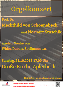 Orgelkonzert vom 21.10.2018
