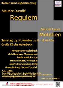 Plakat Duruflé-Requiem 2018