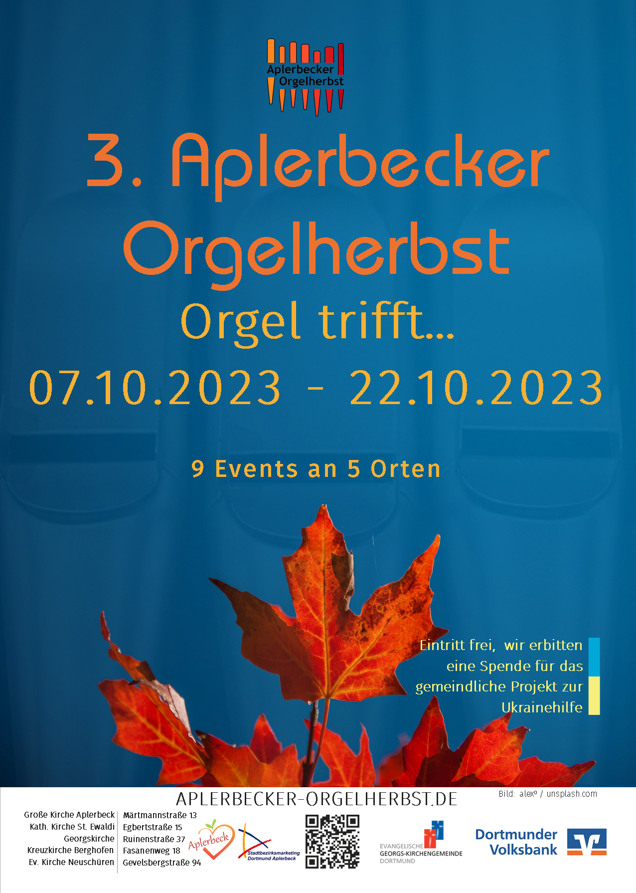 Plakat Aplerbecker Orgelherbst 2023