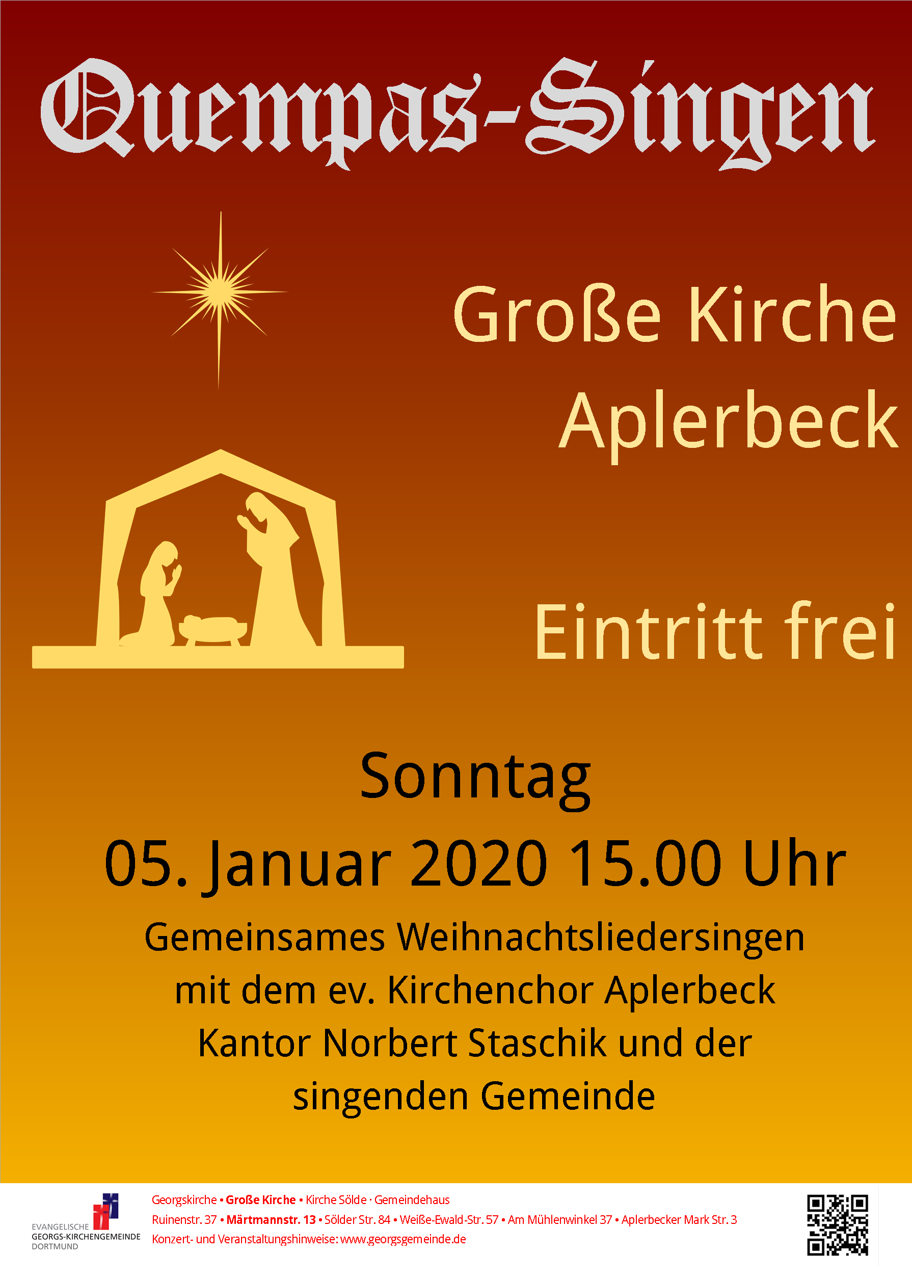 Plakat Quempassingen 2020
