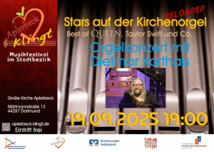 Aplerbeck klingt 2025: Stars auf der Kirchenorgel RELOADED